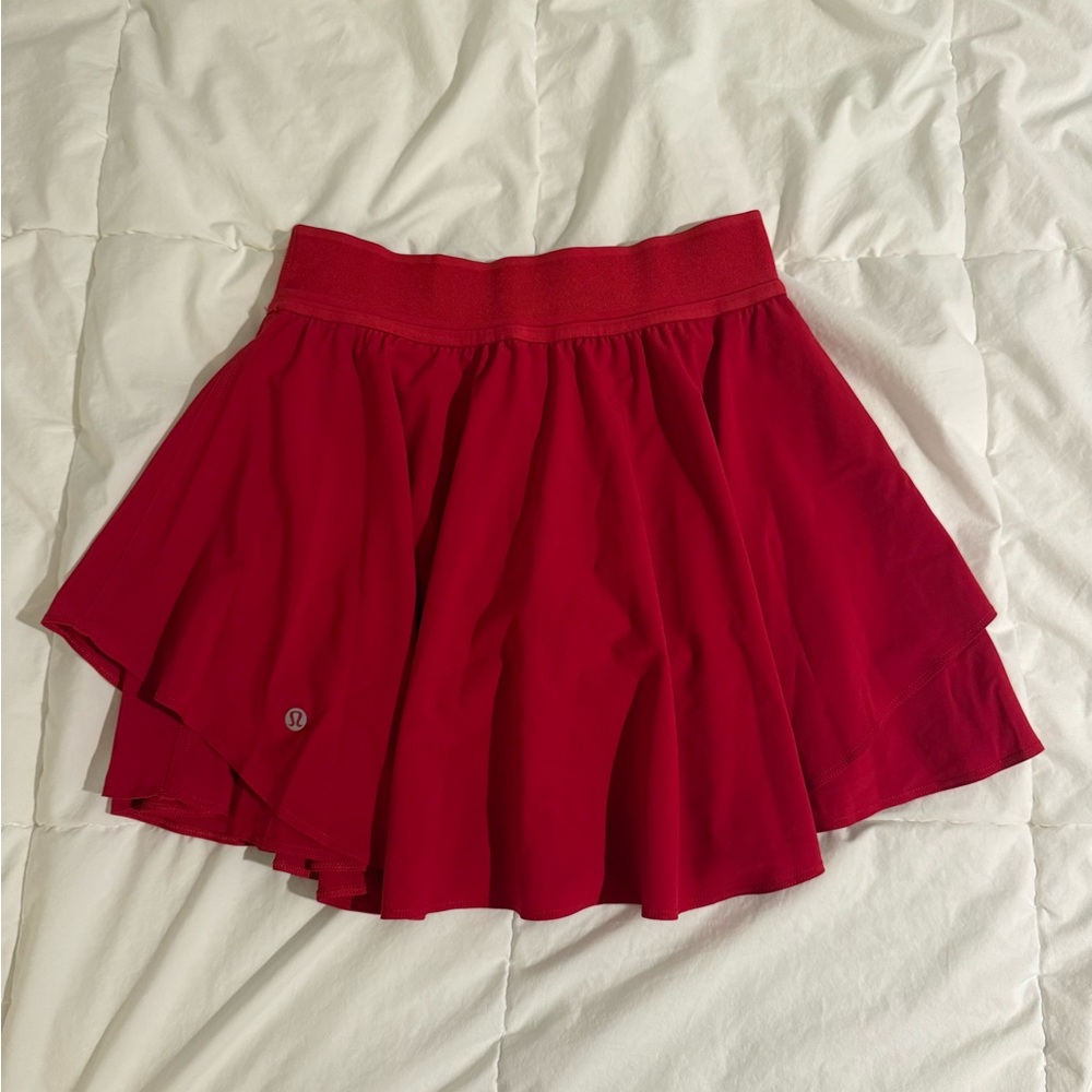 Lululemon Court Rival Skirt - True Red